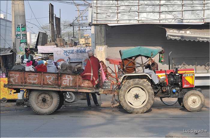 Scènes de rue à New Dehli. (4)