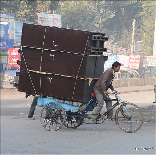 Scènes de rue à New Dehli. (5)