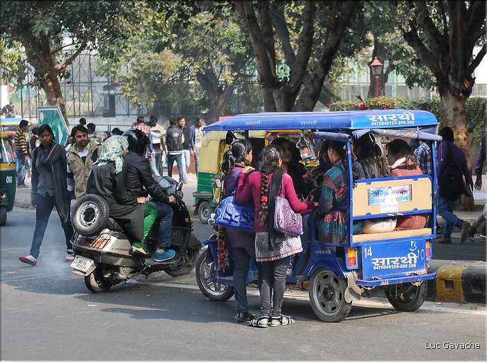 Scènes de rue à New Dehli. (12)