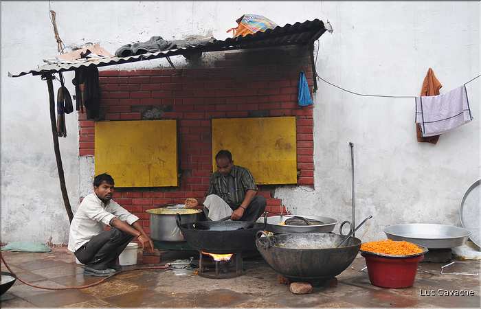 Scènes de rue dans le vieux Delhi. (2)