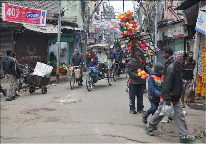 Scènes de rue dans le vieux Delhi. (3)