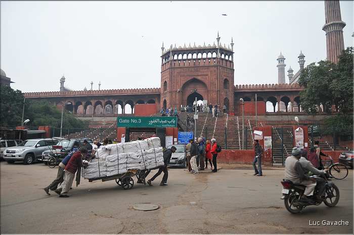 Entrée de la Mosquée Jama Masjid (XVII ème Siécle). Delhi. (1)