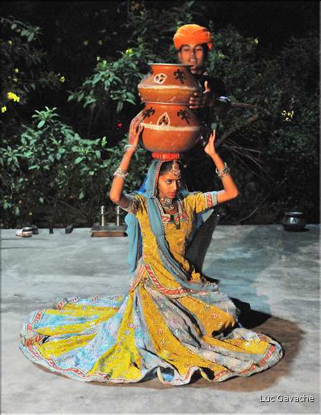Spectacle traditionnel du Rajasthan. Japur. (4)