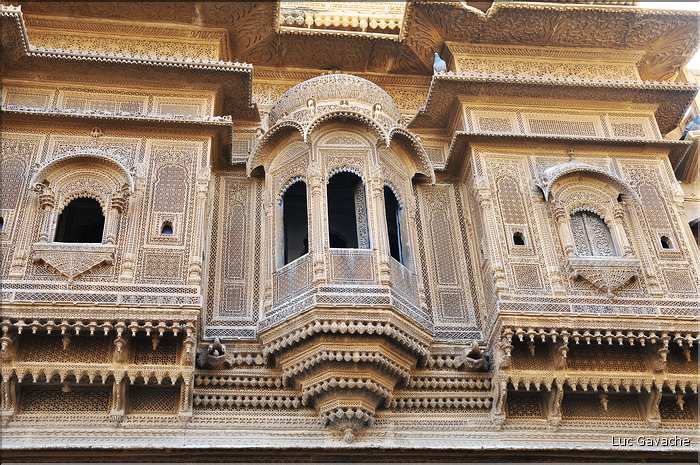 Ruelles et battisses dans l'enceinte de la forteresse de Jaisalmer. (26)