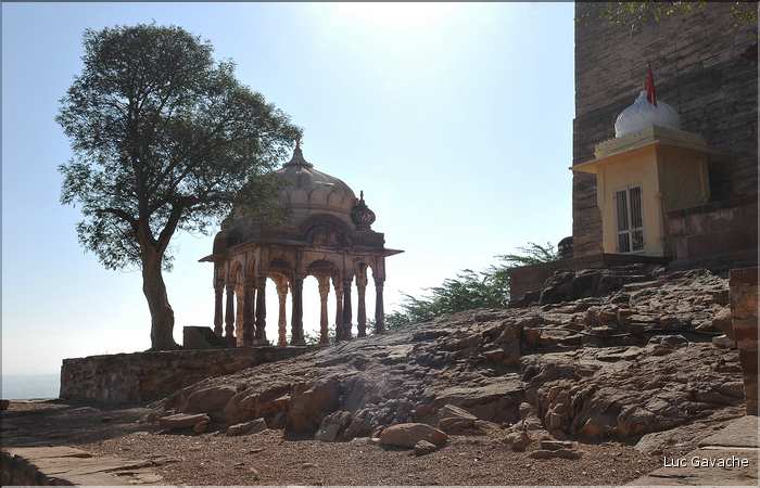 La forteresse de Mehrangarh -XV ème siècle- domine Jodhpur surnommée la ville bleu. (6)