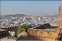 La forteresse de Mehrangarh -XV ème siècle- domine Jodhpur surnommée la ville bleu. (11)