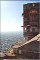 La forteresse de Mehrangarh -XV ème siècle- domine Jodhpur surnommée la ville bleu. (20)