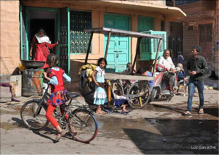 scènes de vie dans les rues de Jodhpur. (5)