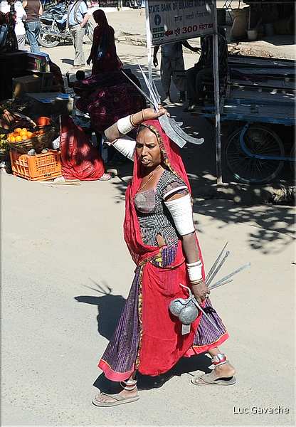 La région paysanne de Jojawar qui est située au Sud du Rajasthan est d'une grande authenticitée. (56)