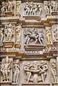 Daté de 1025, le temple de Kandariya est dédié à Shiva. Khajuraho. (31)