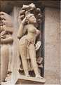 Le temple de Lakshmana qui fut érigé en 954, est également dédié à Shiva. Khajuraho. (22)