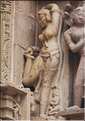 Le temple de Lakshmana qui fut érigé en 954, est également dédié à Shiva. Khajuraho. (34)
