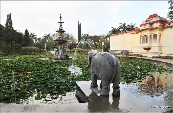 Jardin des Bonnes d'honneur d'Udapur. Sud du Rajasthan. (5)