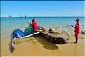 Retour des pêcheurs vezo à Ambolimailaka dans la baie d'Ifaty. (31)