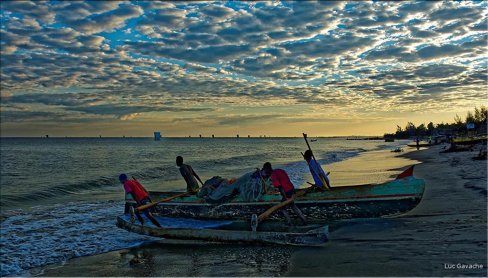 Lever du jour à Morondava et départ pour la pêche. (7)