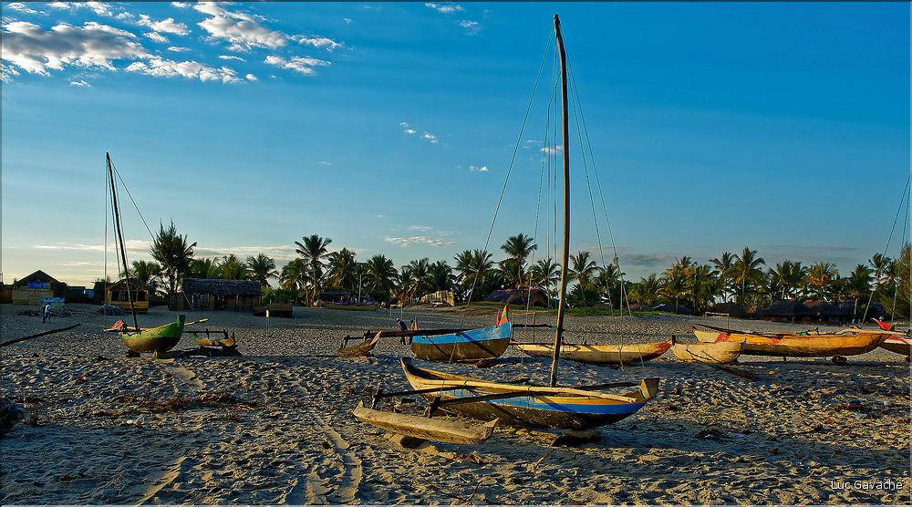 Lever du jour à Morondava et départ pour la pêche. (21)
