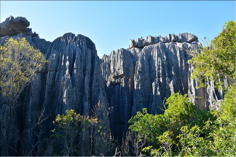Les grands Tsingy de Bekopaka sont issus d'une formation calcaire de 200 millions d'années. (2)