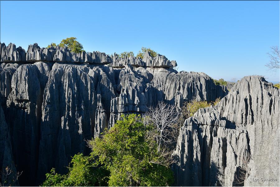Les grands Tsingy de Bekopaka sont issus d'une formation calcaire de 200 millions d'années. (3)