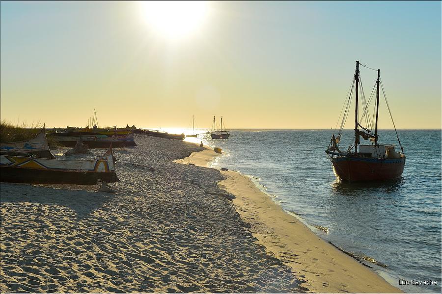 Mangrove et petit village de pêcheurs face à Morondava. (14)