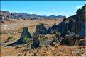 Le Parc National d'Isalo est composé de grès, résultant d'anciens fond marins, qui remontent au jurassique. (60)