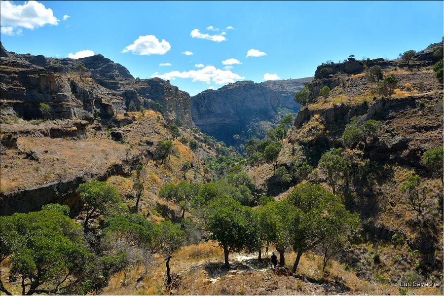 Le Parc National d'Isalo est composé de grès, résultant d'anciens fond marins, qui remontent au jurassique. (88)