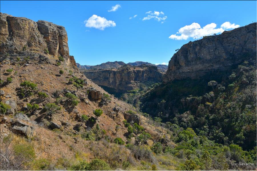 Le Parc National d'Isalo est composé de grès, résultant d'anciens fond marins, qui remontent au jurassique. (94)