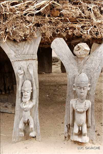 Case à palabre  dans le village d'Endé, pays Dogon (4)