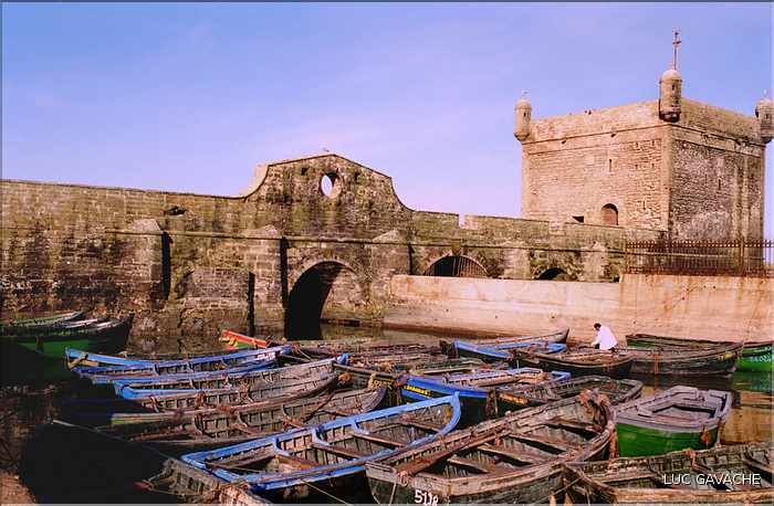 Faisant face à l'Atlantique, la ville d'Essaouira, ex Mogador, Maroc (2)