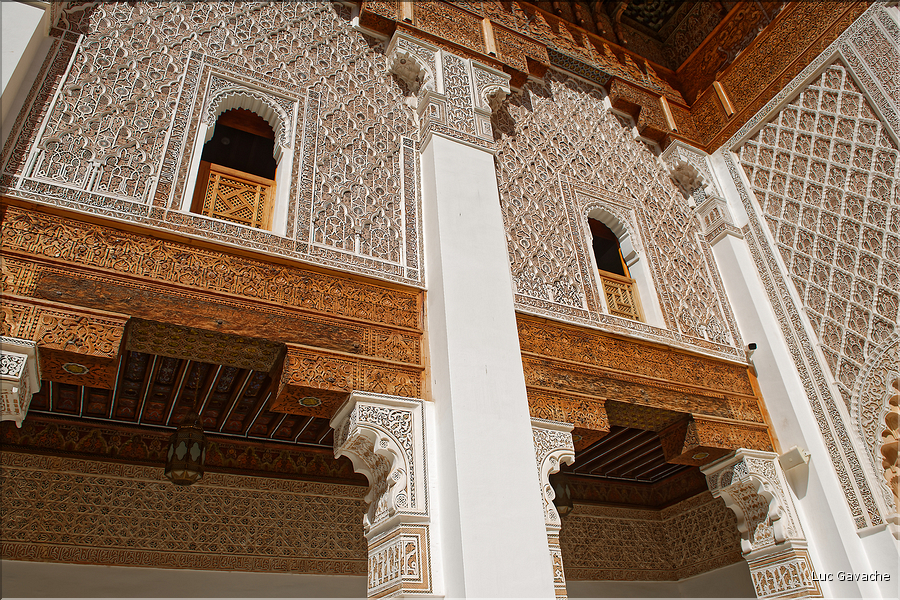 La médersa Ben-Youssef de Marrakech était une école coranique qui fut édifiée en 1572. (12)
