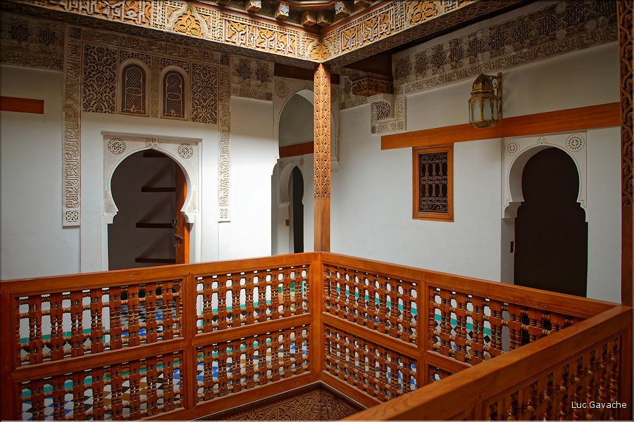 La médersa Ben-Youssef de Marrakech était une école coranique qui fut édifiée en 1572. (20)