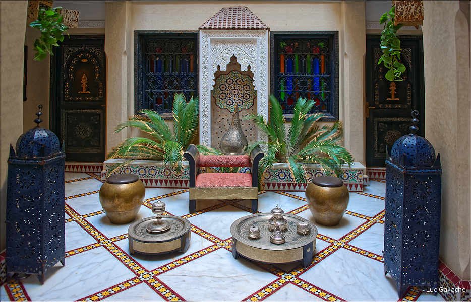 Un des Riad dans les souks de Marrakech. (1)