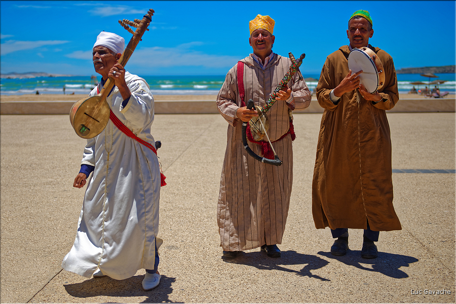 Musiciens de rue à Essaouira. (2)