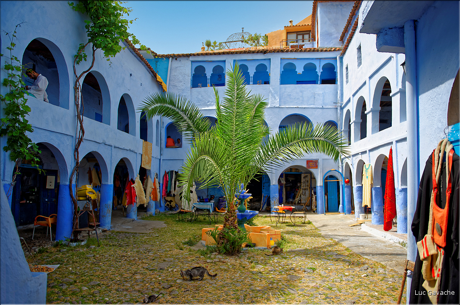 Non loin de là un des plus vieux caravansérails de Chefchaouen.