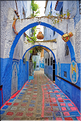 Dans les rues de la médina de Chefchaouen. (89)