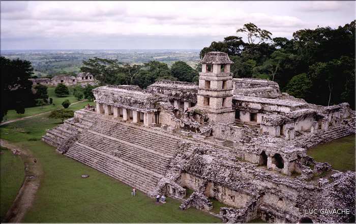 Le palais de Palenque.