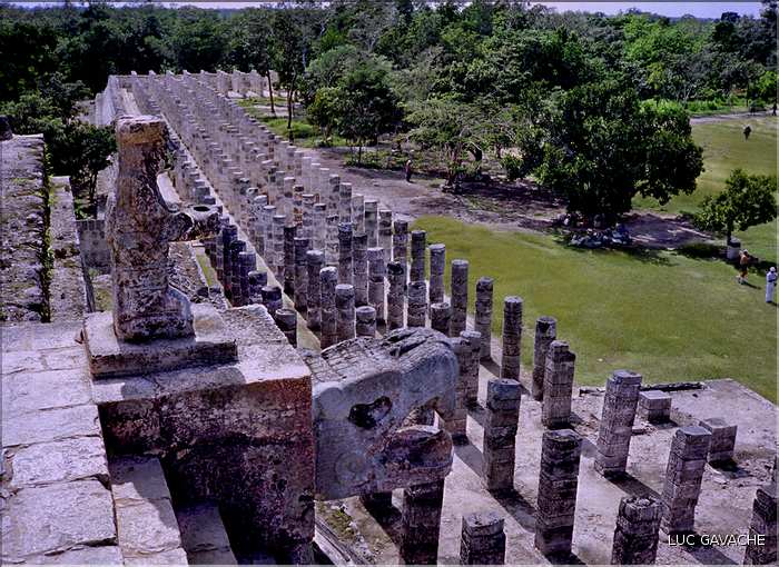 Le temple des guerriers jaguar. Chichén Itza (2)