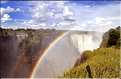 Sur le Zambèze, les chutes Victoria, hautes de 128 mètres et large de 1.700 mètres, sont des plus spectaculaires, Zimbabwe (3)