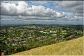 Auckland vue du Mont Eden, ancien volcan de la région. (1)