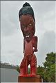Le site de Te Puia abrite également de nombreux témoignages de la culture maorie. Ici des totems sculptés. (12)
