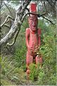 Le site de Te Puia abrite également de nombreux témoignages de la culture maorie. Ici des totems sculptés. (16)