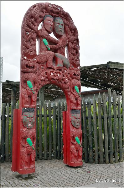 La sculpture est un des aspects les plus importants de la culture Maori (Te Puia). (7)