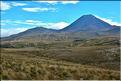 En chemin vers les Tama Lakes, situés au pied du Tongariro.
