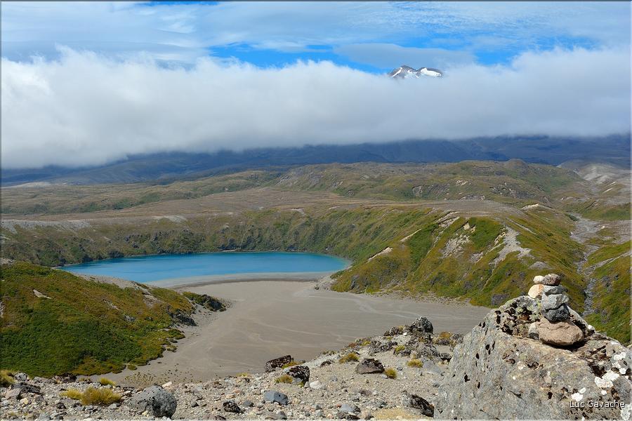 Le Lower Tama Lake dans le parc du Tongariro. (3)