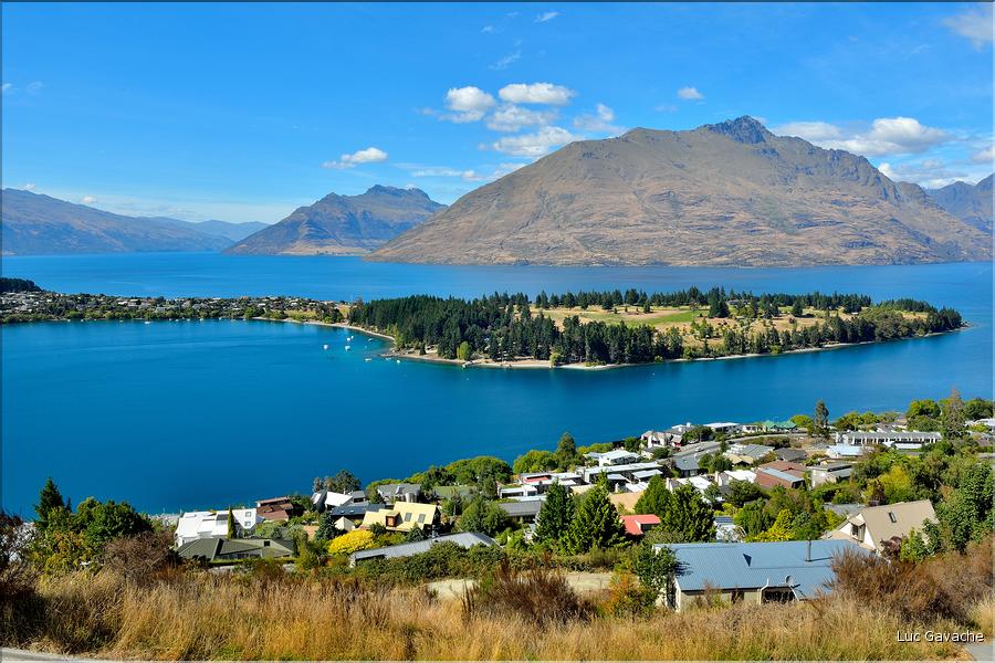 La ville de Queenstown et le lac Wakatipu. (4)