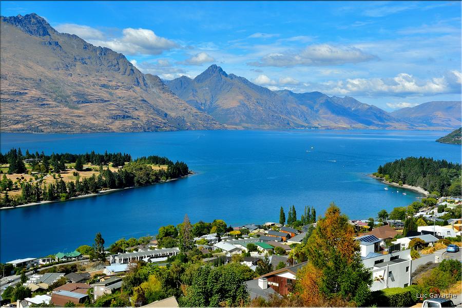 La ville de Queenstown et le lac Wakatipu. (5)