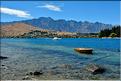 Les rives du lac Wakatipua au cur de la ville de Queenstown. (1)