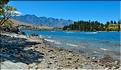 Les rives du lac Wakatipua au cur de la ville de Queenstown. (3)