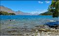 Les rives du lac Wakatipua au cur de la ville de Queenstown. (4)