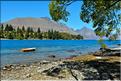 Les rives du lac Wakatipua au cur de la ville de Queenstown. (5)