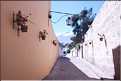 25 Ruelle du quartier de  Yanahura, avec un des volcans qui entoure Aréquipa